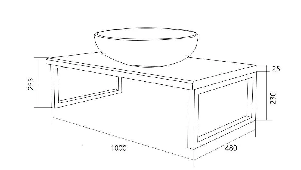 Столешница ГРАНЖ ЛОФТ/GRUNGE LOFT 100 дуб намибия