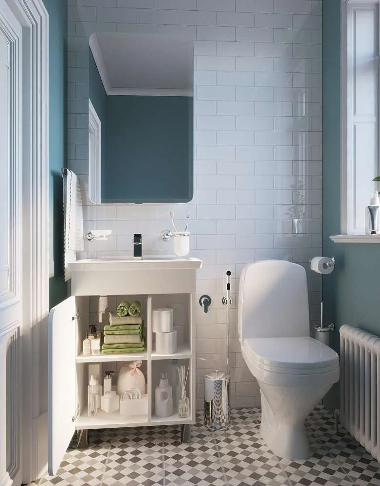 Тумба под раковину НУВО/Nuvo 70Н 1д. белый глянец