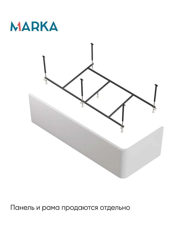 Ванна ДИРЕКТ/DIRECT 1700х1000 L ПР