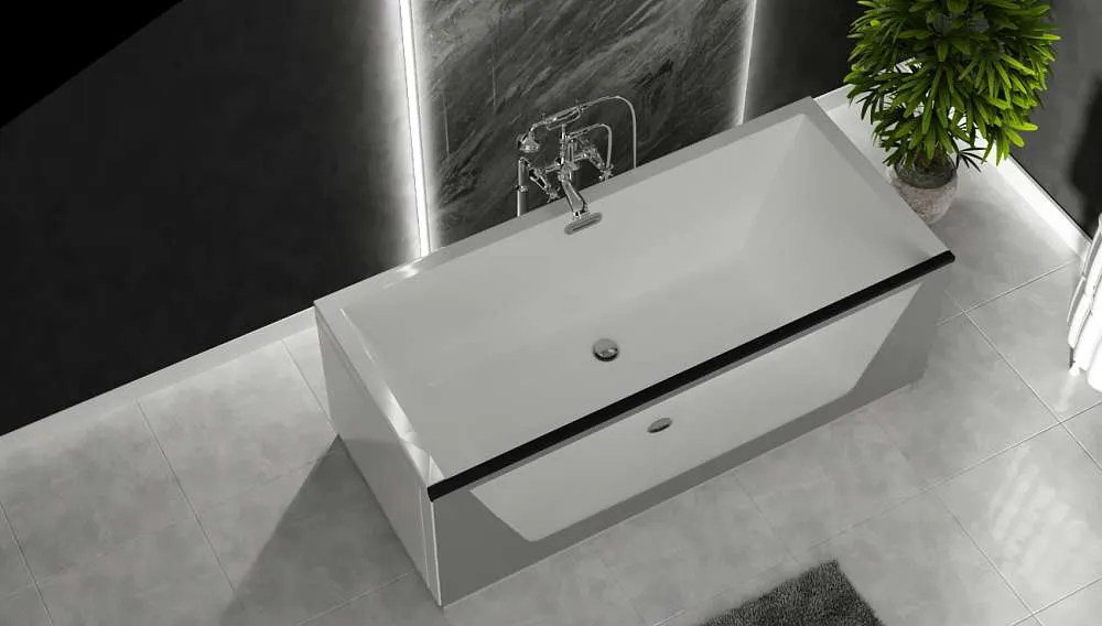 Ванна NEO 1700х750 GLASSх1 серый