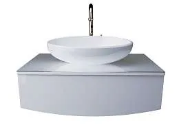 Тумба со столешницей Nega 80П 1в.я. Белый