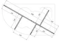 Рама разборная ДИАНА/DIANA 1500х900