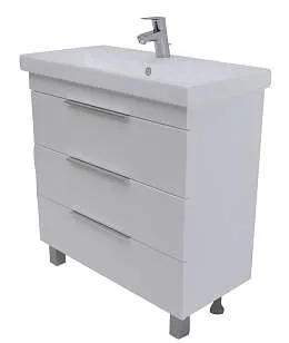 Тумба под раковину ГАУЛА/Gaula 80Н 3я белый