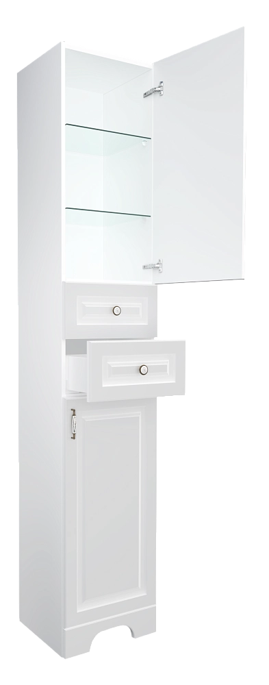 Пенал Прованс 35Н 2д.2в.я. белый глянец