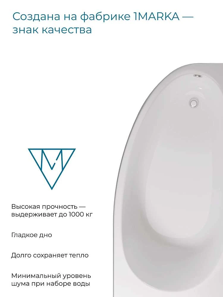 Ванна ДОННА 1700х900 L ПР