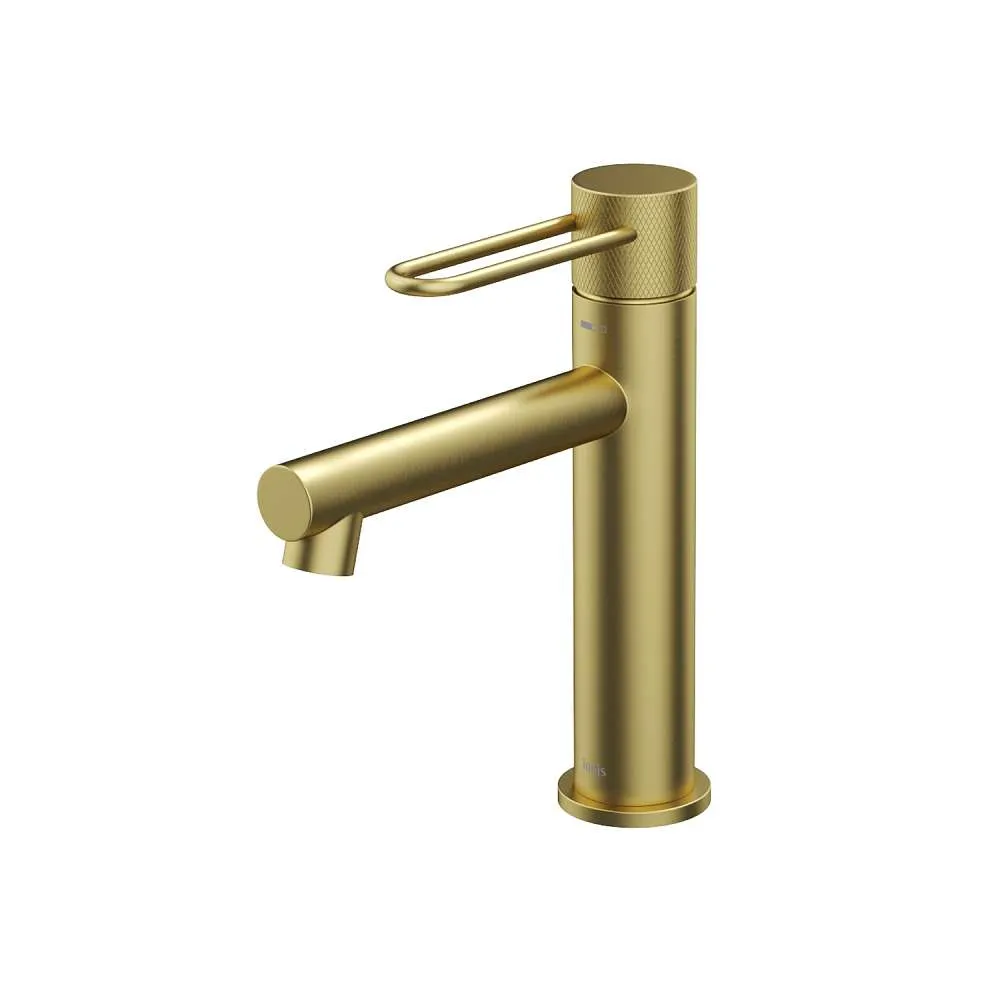 Смеситель для раковины IDDIS Duna матовое золото DUNMG00i01