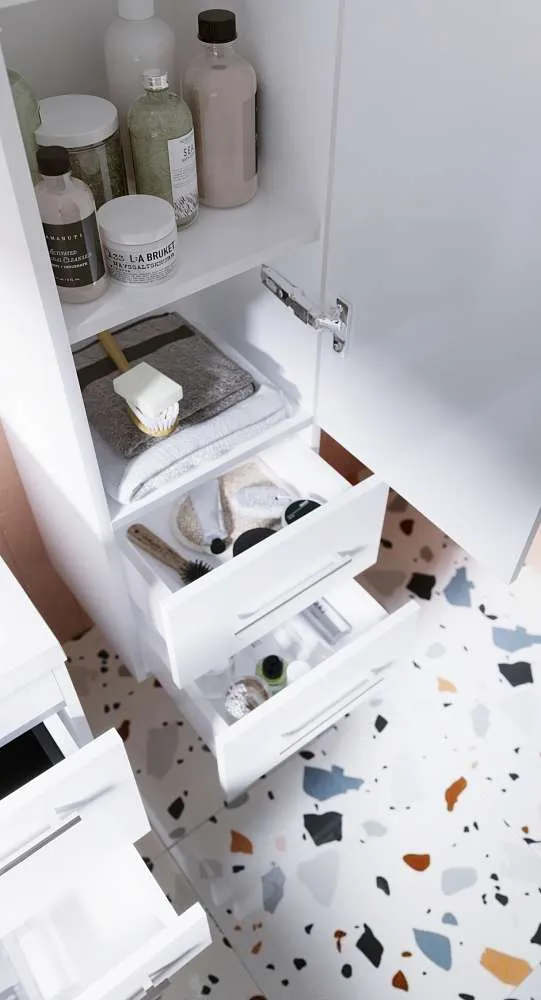 Пенал Соната 35П 1д.2в.я. белый глянец R