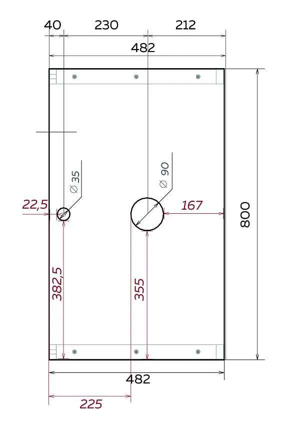 Столешница GRUNGE LOFT 80 Бетон светлый