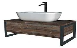 Тумба со столешницей GRUNGE LOFT 70П 1в.я Дуб Намибия