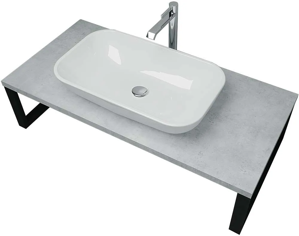 Столешница ГРАНЖ ЛОФТ/GRUNGE LOFT 100 бетон светлый