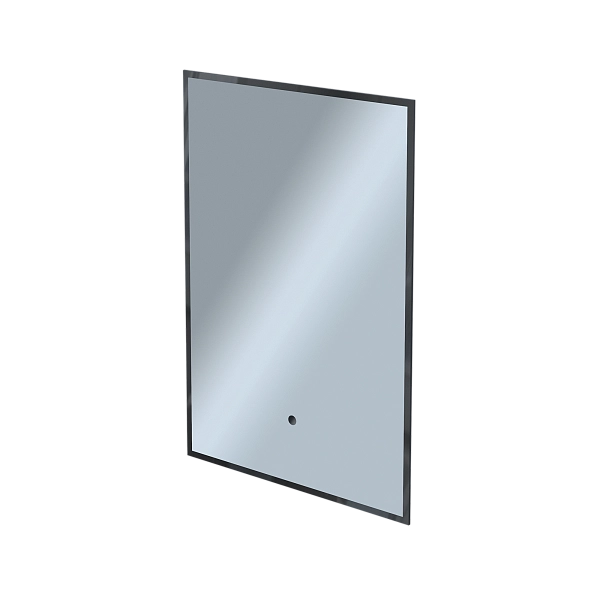 Зеркало Shape Strict (400х600х30) прямоугольник черный К01 LED датчик