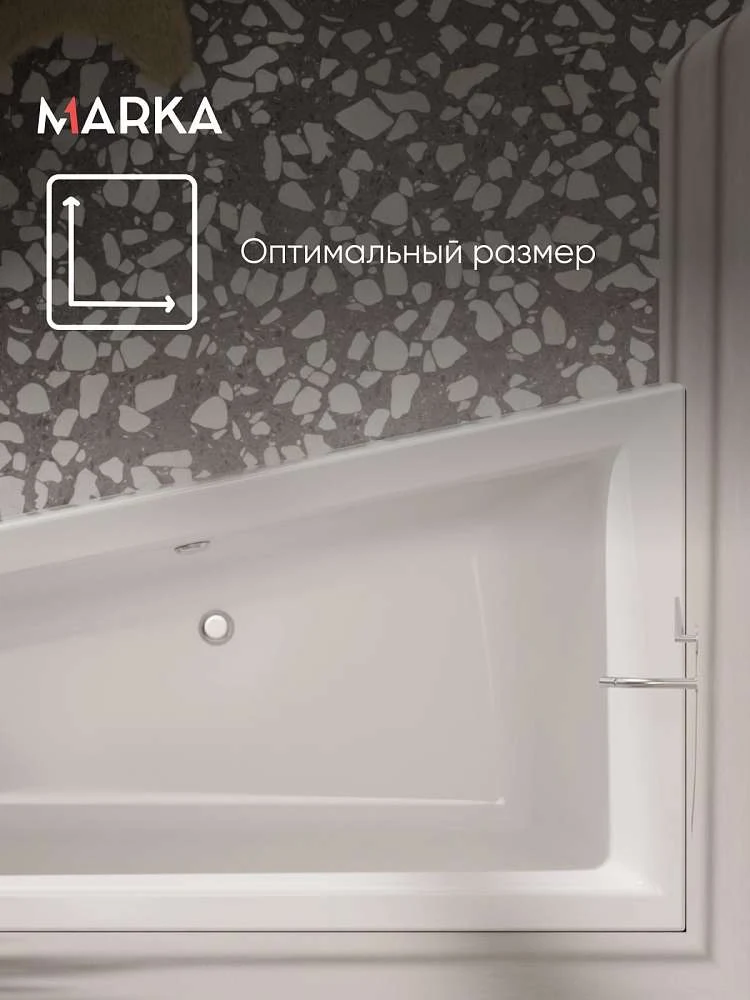 Ванна ТОМАС/THOMAS 1700х1000 L ПР