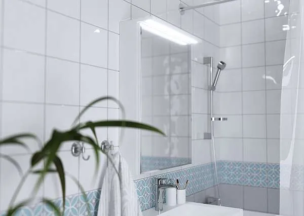 Зеркало-шкаф Соната 60 1д с подсветкой, Белый глянец