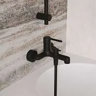 Смеситель IDDIS Эйгер для ванны черный матовый AIGBL00i02WA