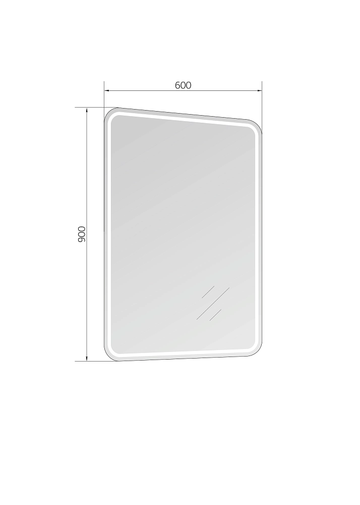 Зеркало МОДЕРН/Modern 60