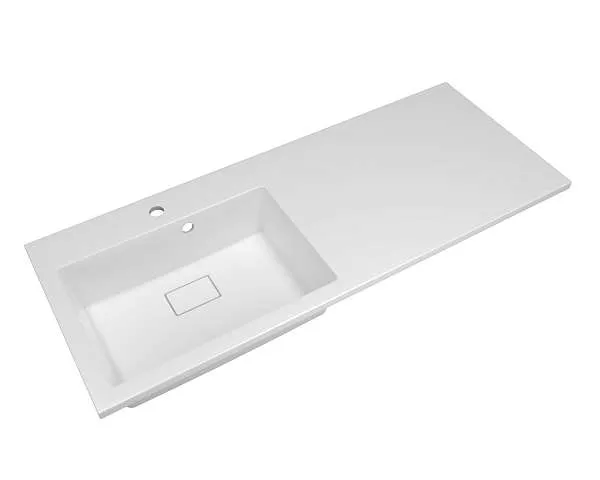 Раковина Аванти 120L (1200х480) белый ИК мебельная