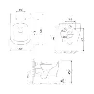 Унитаз подвесной IDDIS Oxford OXFRDSEi25