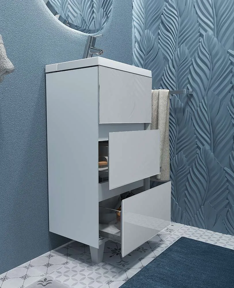 Тумба с раковиной МОДУЛЬ М/Bumble 40Н 2я