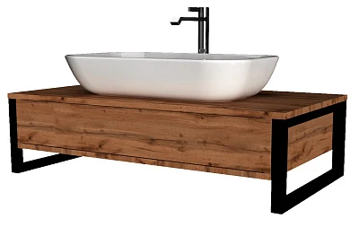 Тумба со столешницей ГРАНЖ ЛОФТ/GRUNGE LOFT 80П 1в.я дуб вотан