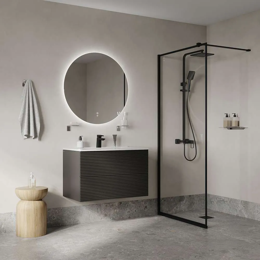 Смеситель для раковины Iddis Bild черный матовый BILBL00i01