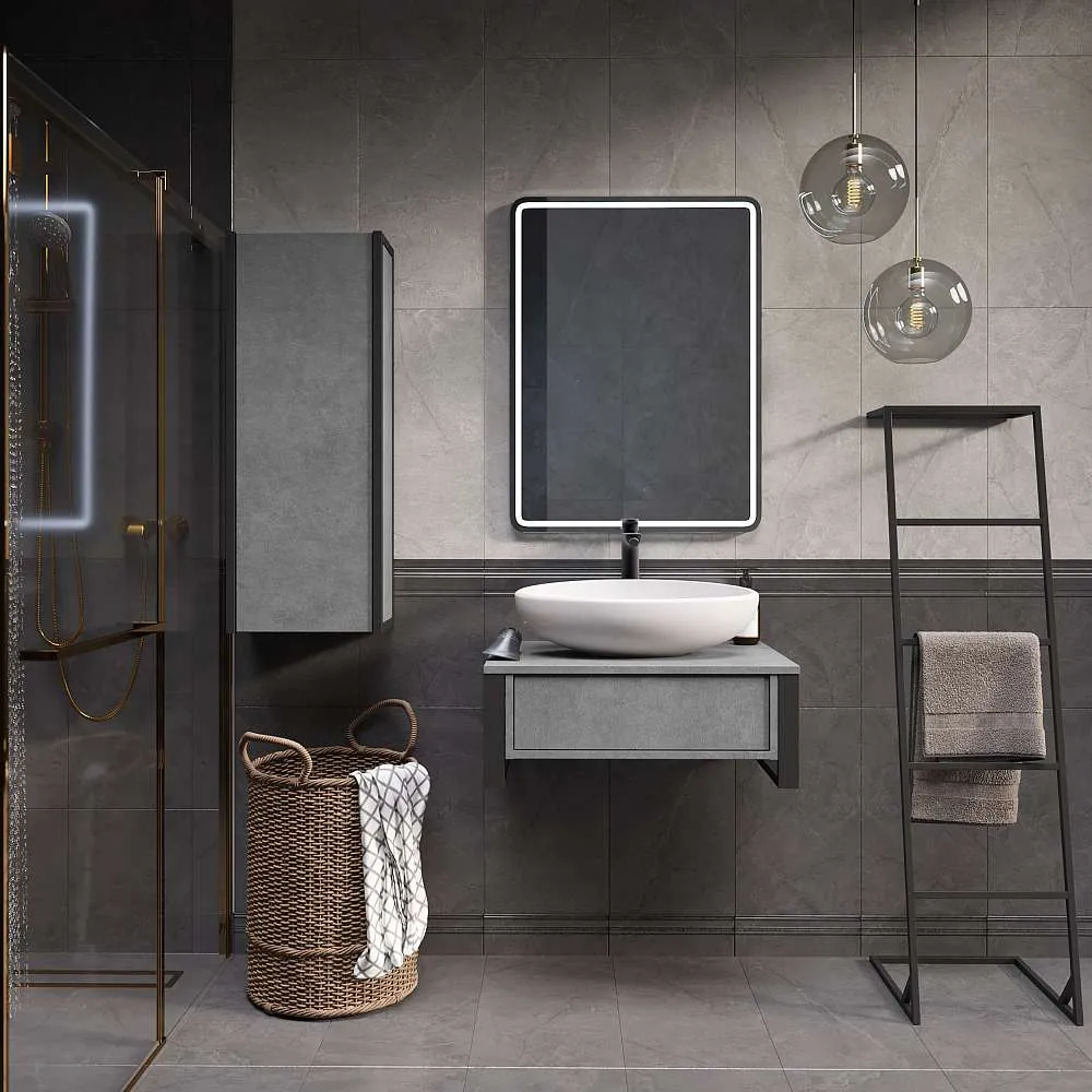 Тумба ГРАНЖ ЛОФТ/GRUNGE LOFT 60П 1в.я бетон лофт