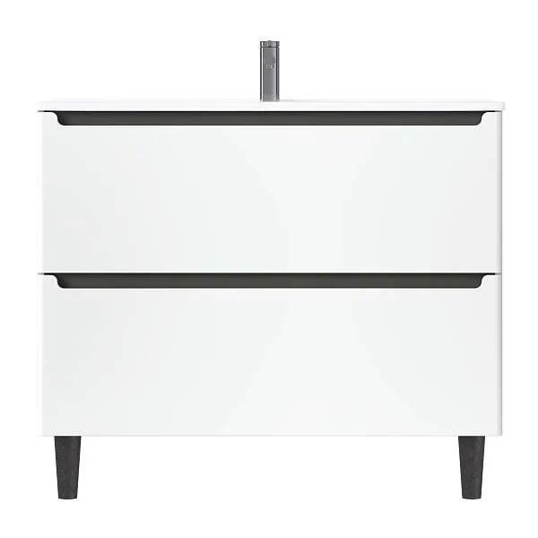 Тумба под раковину Coda 65Н (650х887х471) 2я перламутр белый