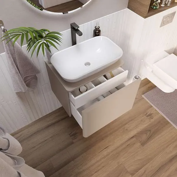 Тумба со столешницей Wish 60П 1я Сappuccino