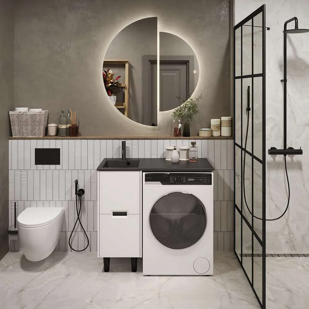 Тумба КЛЭР/Maid 38Н(100) (380х890х475) 2я белый