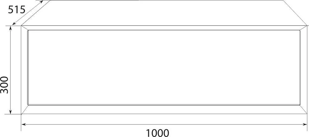 Тумба Milacco 100П 1в.я. Pure White (низ)