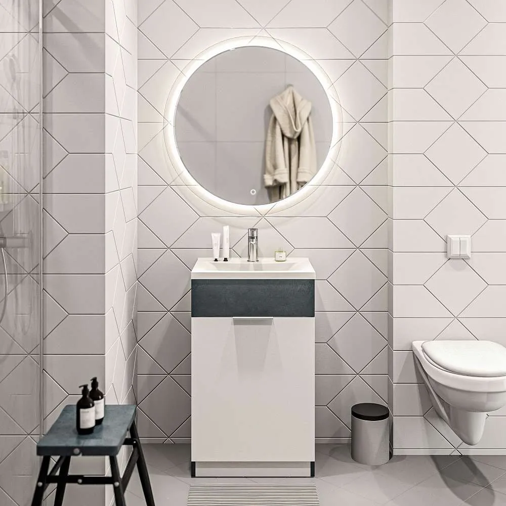 Зеркало АМУР/Amour 80 Круглое, с сенсором