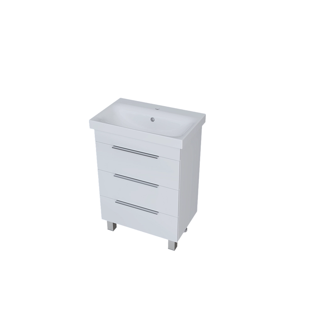 Тумба под раковину ГАУЛА/Gaula 80Н 3я белый