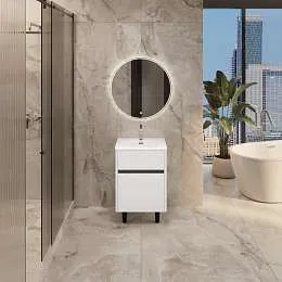 Тумба под раковину Mona 60Н (600х870х453) 2я белый