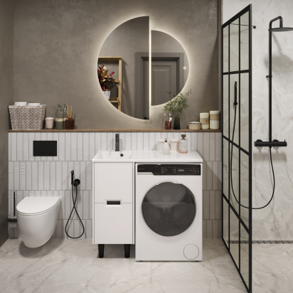 Тумба Maid 38Н(100) (380х890х475) 2я белый