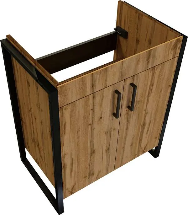 Тумба под раковину Grunge Loft 70Н 2д Дуб Вотан