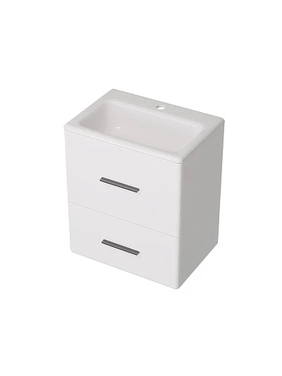 Тумба с раковиной МИНИМИ 50П (500x590x350) 2я белый