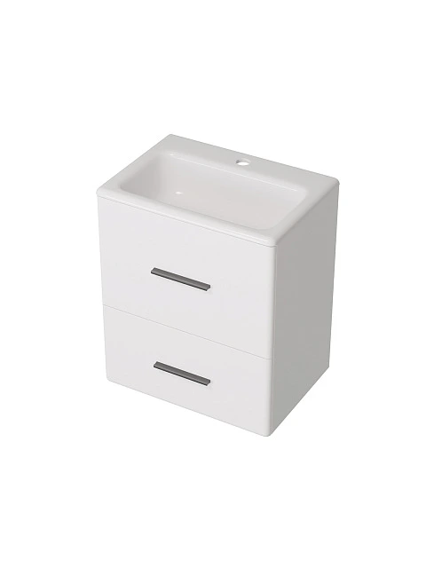 Тумба с раковиной МИНИМИ 50П (500x590x350) 2я белый