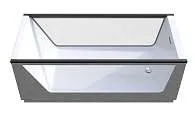 Ванна НЕО/NEO 1700х750 СТЕКЛОх2 бетон