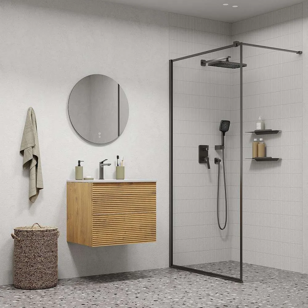 Смеситель для раковины IDDIS Parker матовый графит PARGM00i01