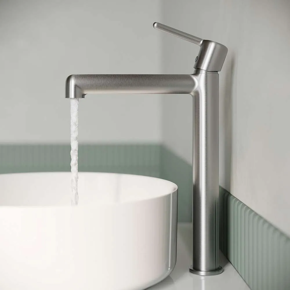 Cмеситель для раковины IDDIS Aiger высокий хром матовый AIGBC01i01