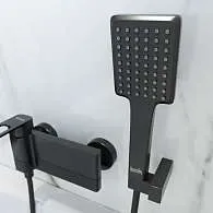 Смеситель для ванны IDDIS Слайд черный SLIBL00i02