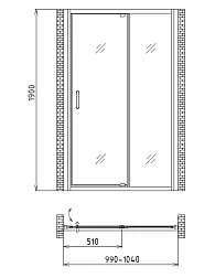 Душевая дверь Gemy Sunny Bay S28191A