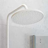 Душевая система Iddis Shelfy с изливом белый матовый SHEWTBTi06