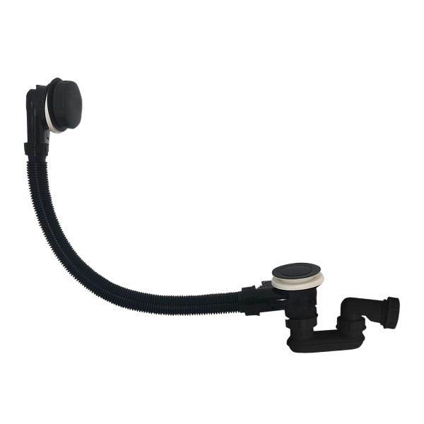 Слив-перелив MARKA ONE Luxe 600 ФКб ЧЕРНЫЙ МАТОВЫЙ