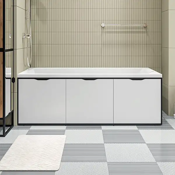 Экран для ванны ГРАНЖ ЛОФТ/GRUNGE LOFT 1500 белый