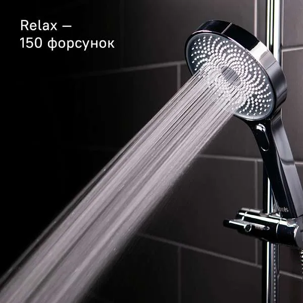 Душевой гарнитур с верхней лейкой IDDIS SpaHome кнопка SPA3F0Ci76