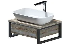 Тумба со столешницей ГРАНЖ ЛОФТ/GRUNGE LOFT 60П 1в.я дуб намибия