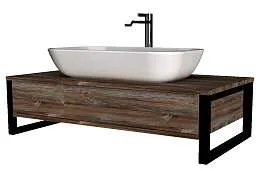 Тумба со столешницей GRUNGE LOFT 90П 1в.я Дуб Намибия