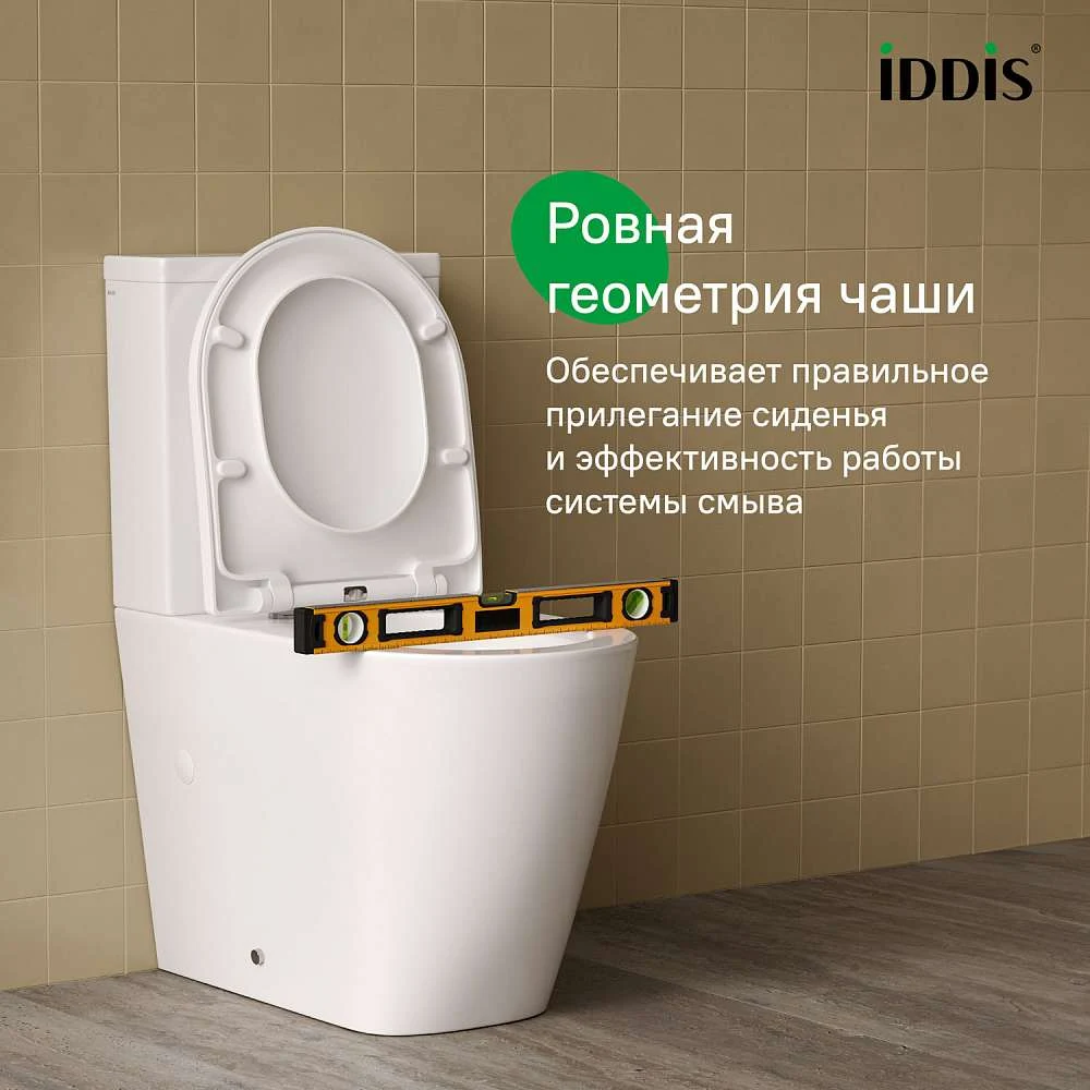 Унитаз напольный IDDIS Слайд смыв торнадо SLIRDSEi24
