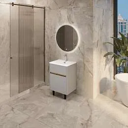 Тумба под раковину Mona 70Н (700х870х453) 2я агатовый серый