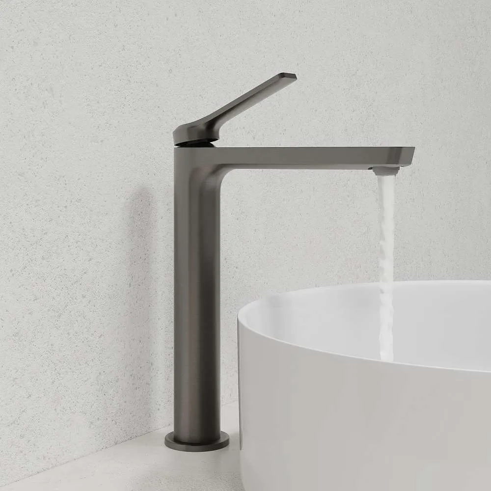 Смеситель для раковины IDDIS Parker высокий матовый графит PARGM01i01